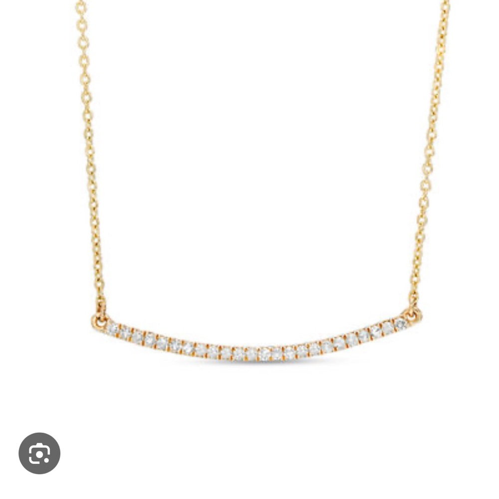 Zales Gold and Diamond Necklace